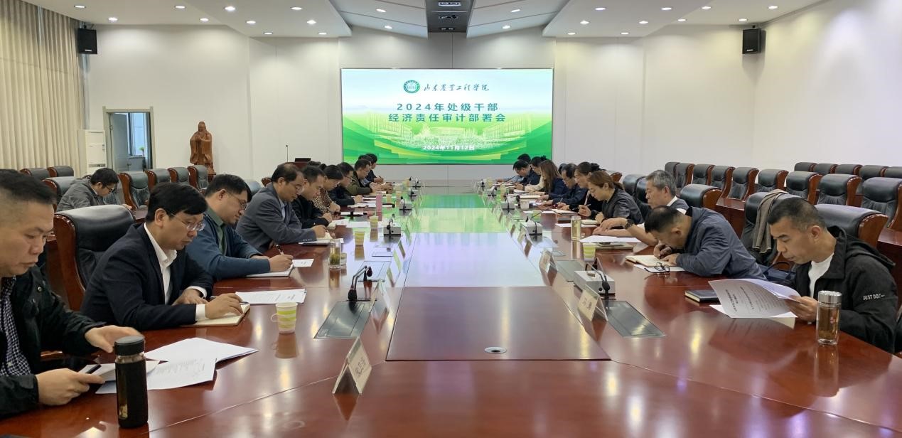 审计会议丨必威西蒙体育召开2024年处级干部经济责任审计部署会